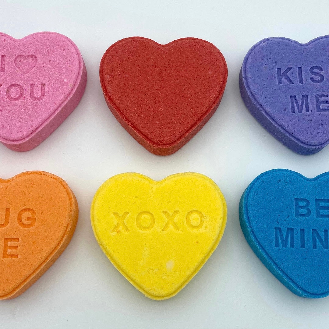 Candy Heart Bath Bomb Set