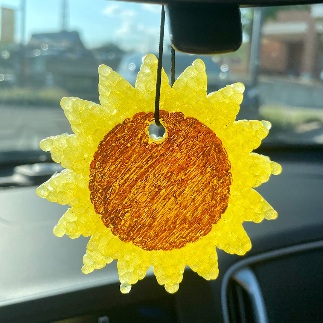 Sunflower Car Freshie