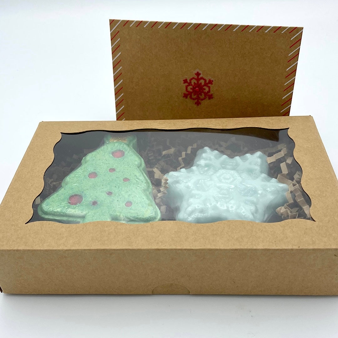 Christmas Bath Bomb & Soap Gift Set