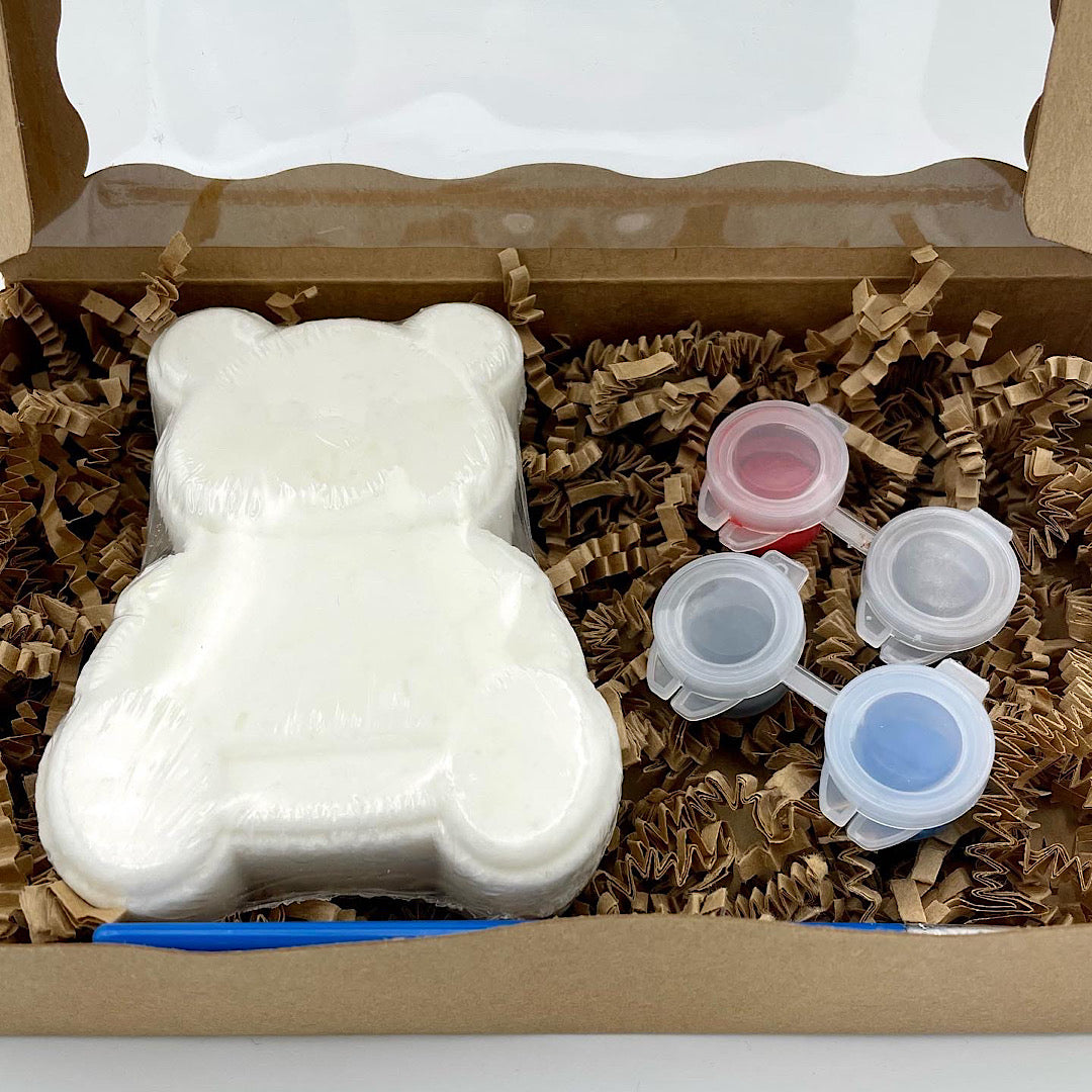 Paint Your Own Teddy Bear Bath Bomb Kit