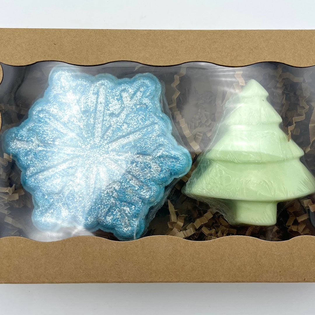 Christmas Bath Bomb & Soap Gift Set