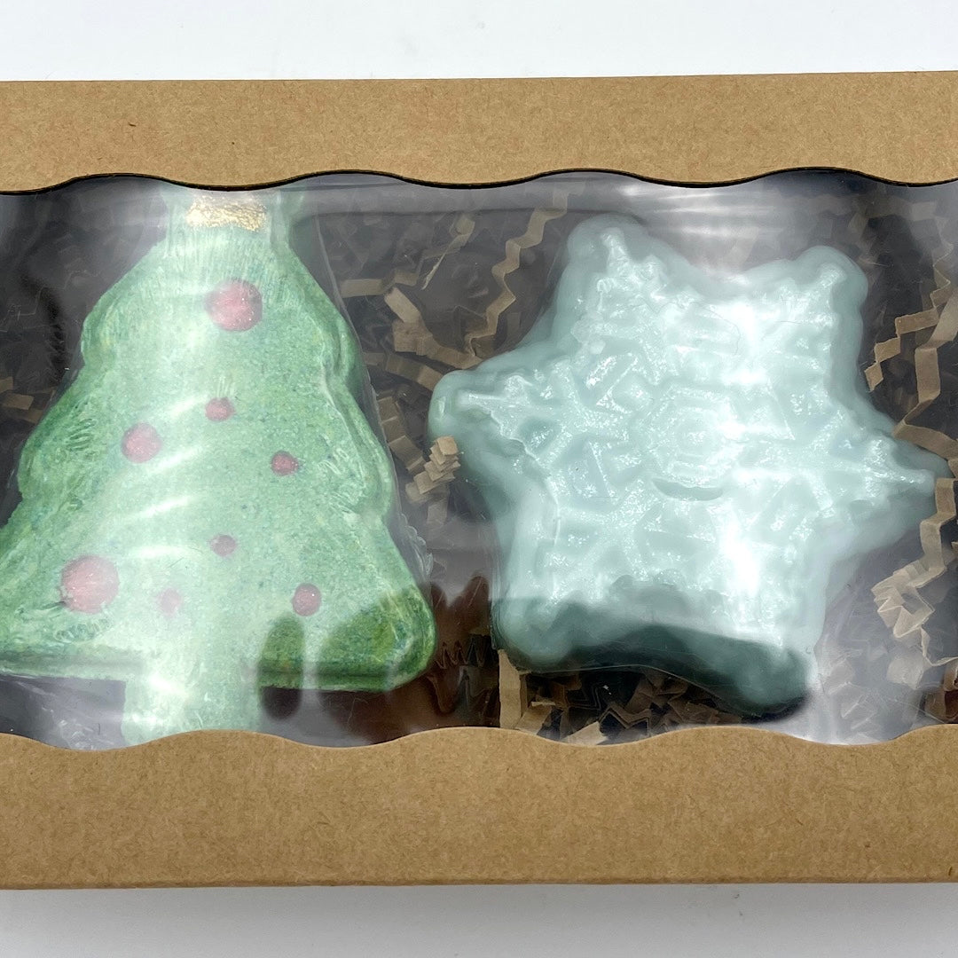 Christmas Bath Bomb & Soap Gift Set