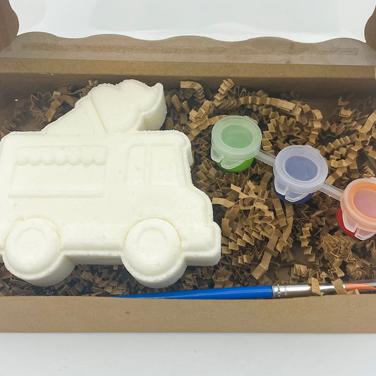 Paint Your Own Ice Cream Truck Bath Bomb Kit