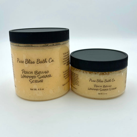 Peach Bellini Emulsified Whipped Sugar Scrub