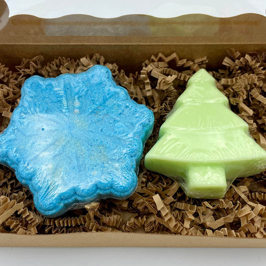 Christmas Bath Bomb & Soap Gift Set