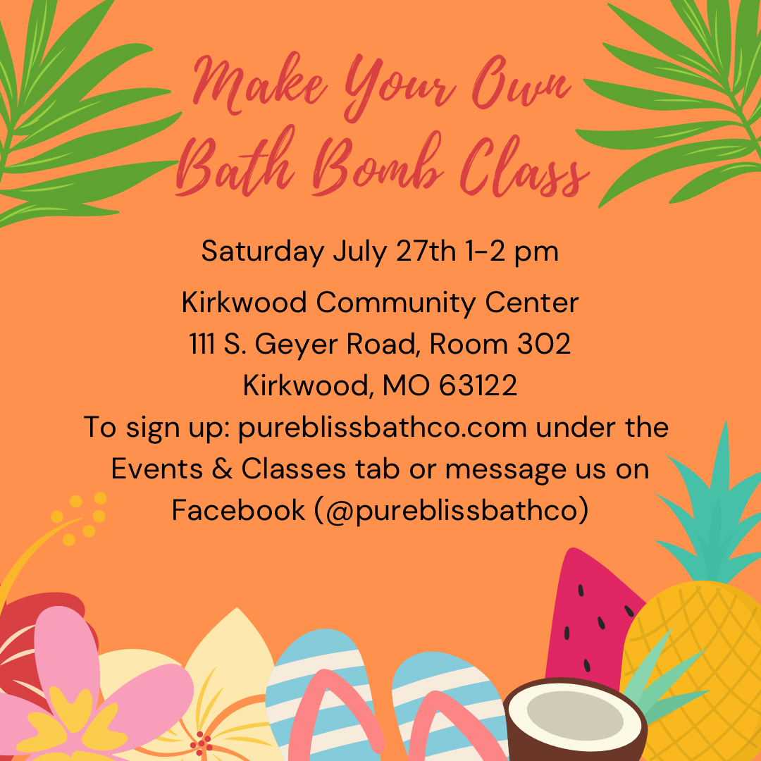 Make Your Own Bath Bomb Class